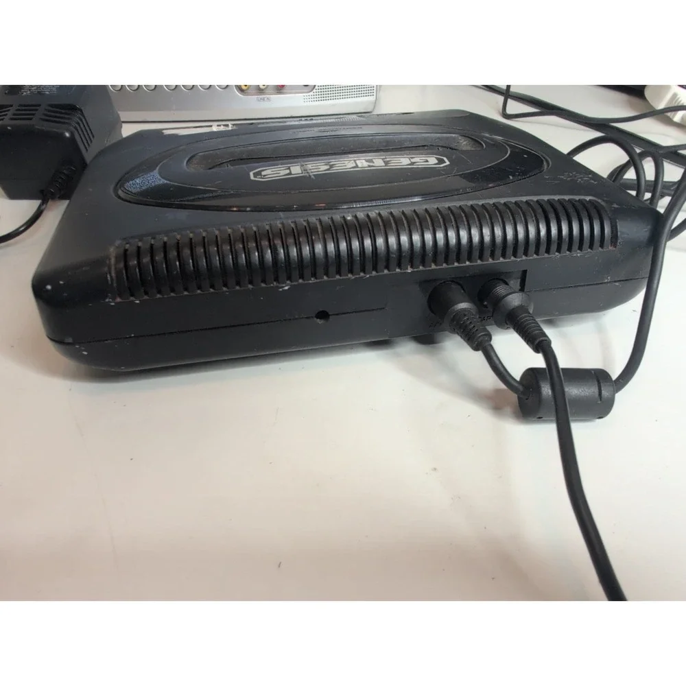 SEGA Genesis Model 2 Fully Tested W/ 2 Controllers, Game Power Cord Wires